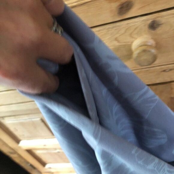 Fabletics Women's Size Small Blue Gray Floral Leggings Athletic Workout - Picture 7 of 8